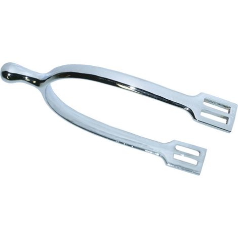 Speroni inglesi in nichel antiossidante con gambo a goccia da 15 mm
