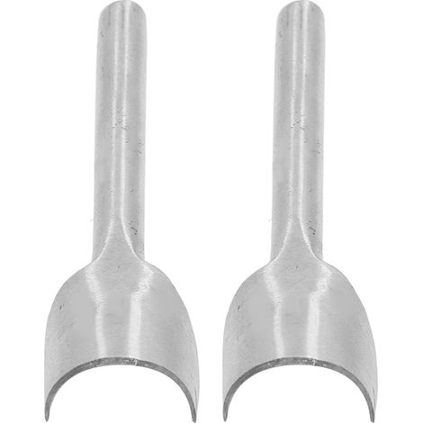Emporte-pièce Demi-Lune en Acier pour Travail du Cuir, Outil de Découpe 25mm pour Courroies et Sacs
