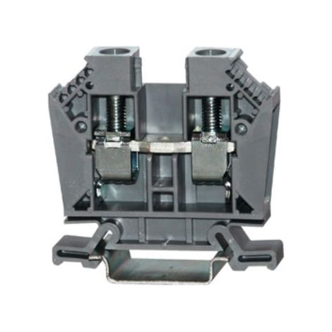 Bloc de jonction de traversée RS PRO, 25mm², Cage à ressort, Gris ( Prix pour Boîte de 5 )