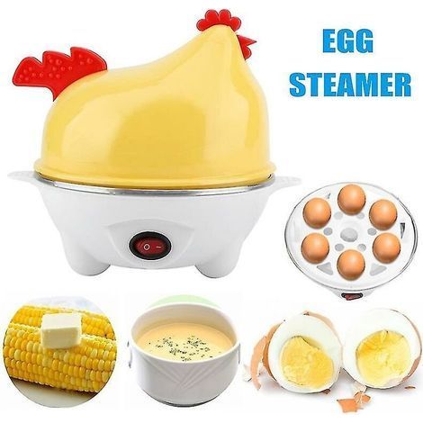 Mini Electric Egg Cooker 6 Eggs Automatic Steamer Boiler Kitchen Tools 1000 pcs
