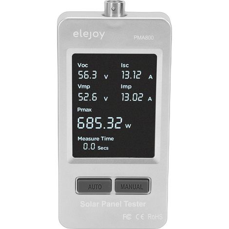 Testeur de panneaux solaires 5-800 W, 20-85 V, 0-35 A, écran LCD, détection automatique/manuelle, MPPT, multimètre photovoltaïque pour le dépannage (1/5)