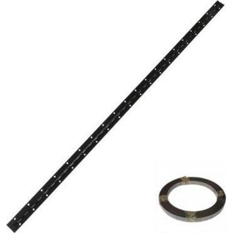 ROLLO 5M /25M BISAGRA PIANO ACABADO NEGRO