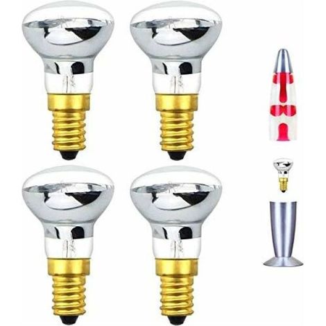 4 ampoules E14 R39 25W blanc chaud diffusion 360° éclairage décoratif intérieur extérieur (1/5)