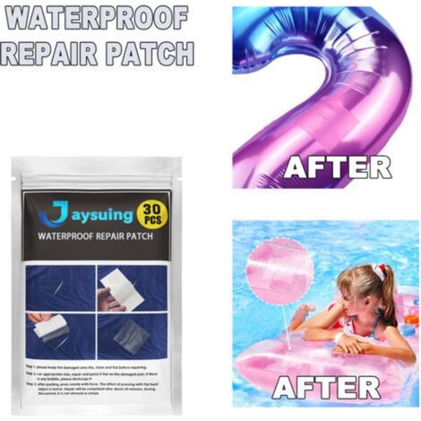 Speciale toppa di riparazione in gomma per piscine, tappetini gonfiabili per piscine e kit di riparazione per piscine, materassini gonfiabili per adulti (1/4)