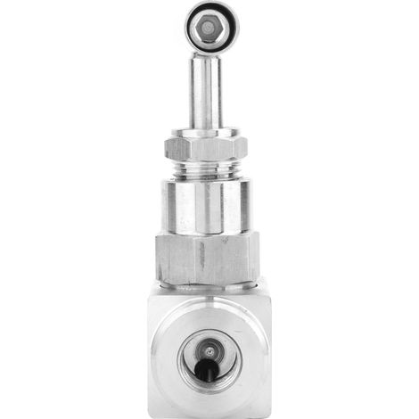 Vanne à aiguille droite en acier inoxydable filetage femelle BSPP pour transport d'eau (1/4 pouce) (1/5)