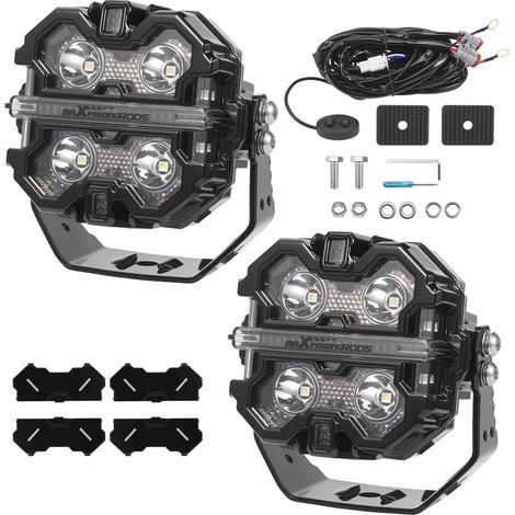Feux de route à LED 3,5 pouces, faisceau spot latéral, feux de jour tout-terrain (1/5)