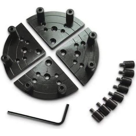 KIT PROFESSIONALE PIATTO PER MANDRINO A 4 GRIFFE TORNIO DA LEGNO HOLZKRAFT