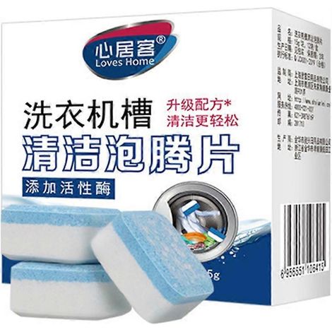 36 Comprimés Effervescents Nettoyant Lave-linge Maison Chambre Dortoir (1/4)