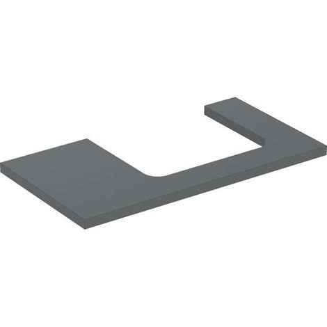 Geberit ONE Plan de lavabo, découpe à droite, 90x3x47 cm, (1/2)