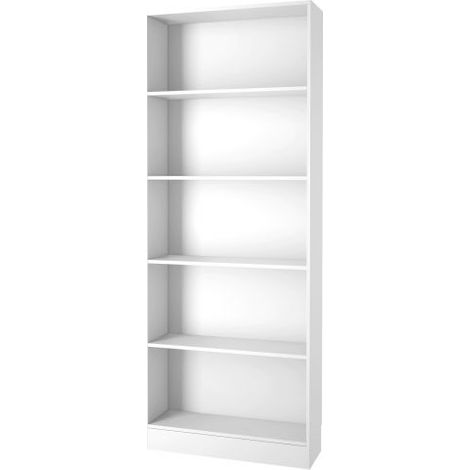 Kit libreria cm. 80x26x203h bianca - Salone (1/6)
