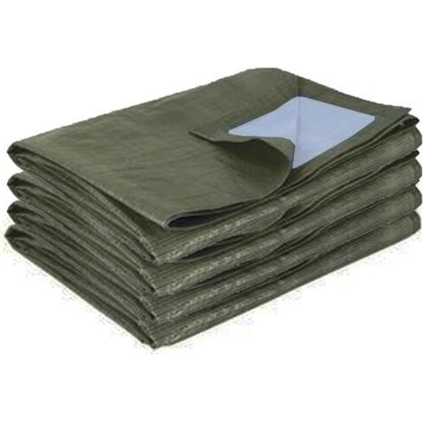 Bâche de protection Habrita Foresta AT 3061-COV vert foncé blanc 195gr/m2 pour AT 3061 (1/5)