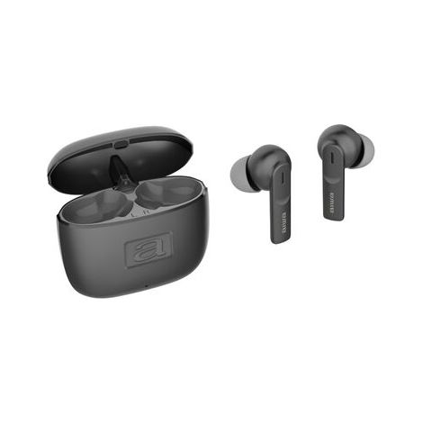 EBTW-200- Cuffie stereo wireless ENC TWS, cuscinetti auricolari of Silicone con finitura satinata of Case of Metal of Alloy e ricarica USB-C