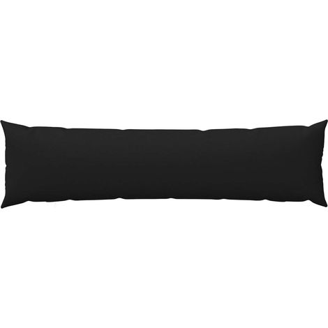 vidaXL Funda de almohada HEERLEN Negro 40 x 145 cm Tela (1/2)