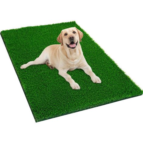 Tapis d'urine de chien vert 4060cm 1 tapis de gazon imitation intérieur et extérieur tapis de porte en faux gazon facile à nettoyer (1/5)