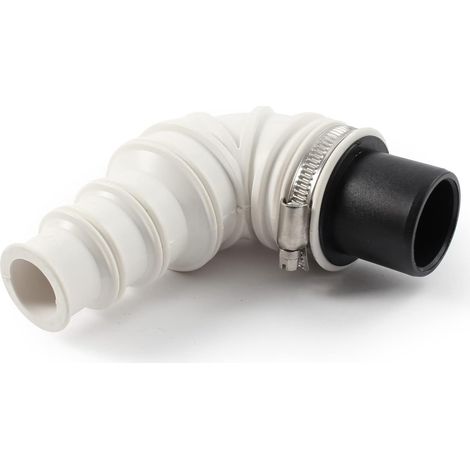 Filiyano-Clapet anti-retour DN40 (40 mm) Coude à 90° Raccord de tuyau étagé Collier de serrage (1/5)