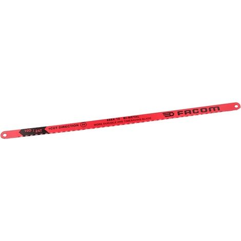 Boîte 100 lames scie bimétal acier au cobalt - 8 dents - Facom (1/2)