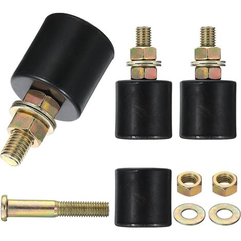 4Pcs 1.57" x 1.57" L x H Roulettes de Guidage pour Poulie Noir (1/5)