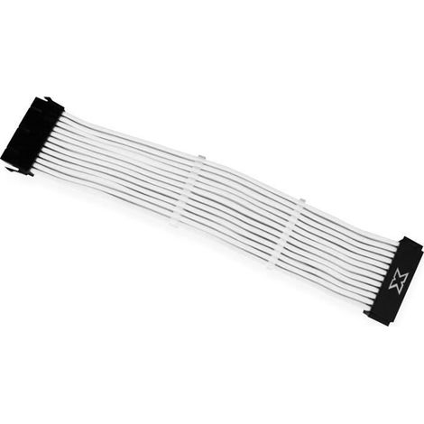Câble d'extension - XIGMATEK - ICable MB - 24 pins - Blanc - 25 cm - Gestion des câbles améliorée (1/2)