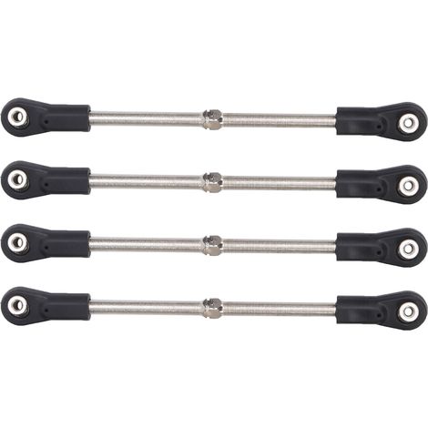 Jeu de Biellettes de Direction M4 Réglable 110‑120mm pour Camion RC 1/8 de Course