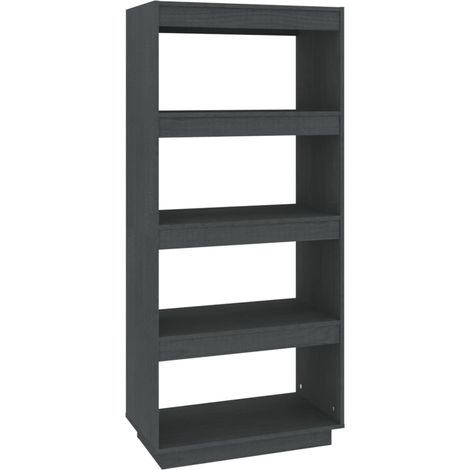 Maison Exclusive - Bücherregal/Raumteiler Grau 60x35x135 cm Massi