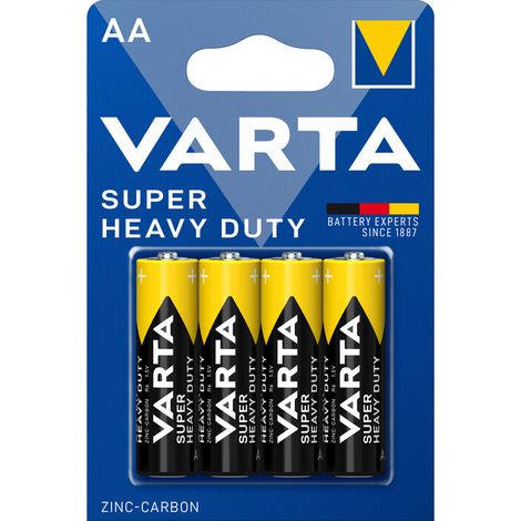 VARTA BATT SUPERLIFE ZINCO STILO BL 4 PZ Q.TA 12