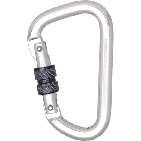 Moschettone con chiusura a vite - ATEX - Alluminio - 22,5 mm - FA5010322
