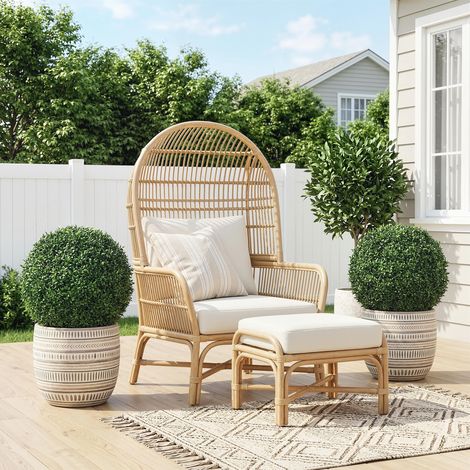 Lot de 2 boules de buis artificielles en pot extérieure pour décoration intérieure résistantes aux uv 42 cm style élégant