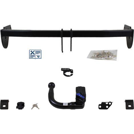 Attelage - Peugeot 207/207+ - 02/06-10/13 - rotule démontable - AUTO-HAK - Faisceau universel 7 broches (1/2)