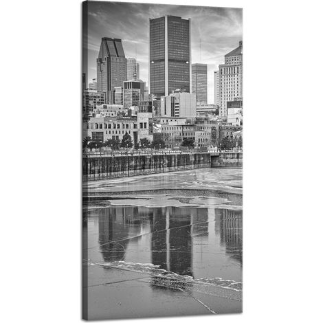 Impression sur toile Architecture Gratte-ciel 40x80 cm