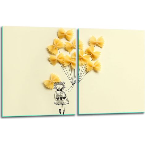 2 plaques de protection en verre pour cuisinière 40x52 pour pâtes (1/5)
