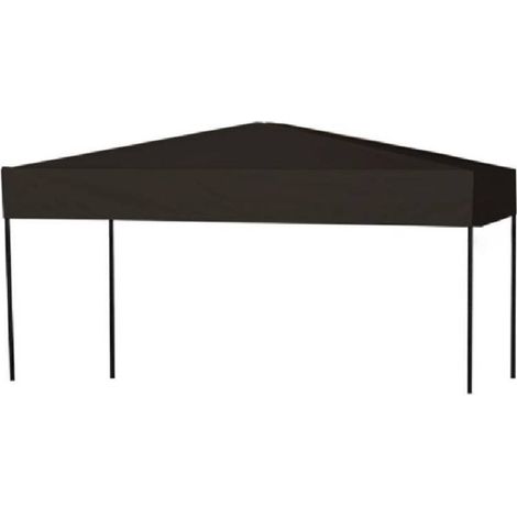 Dispositif de fixation pour auvent de camping-car - Auvent noir de protection contre la pluie et le soleil- conception anti-affaissement- adapté aux pare-soleil de camping-car. (1/4)