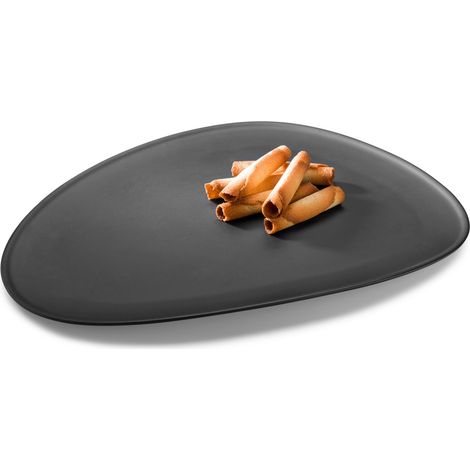 Assiette de Présentation Mélamine Arrondie 44,5 x 35 cm - Pujadas (1/3)
