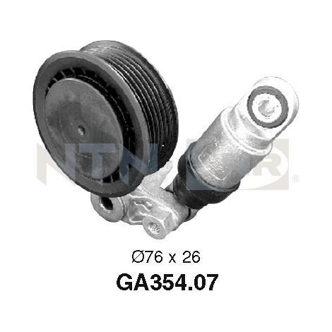 Galets d'accessoires tendeur - GA354.07 - SNR - Compatible avec véhicule Volkswagen