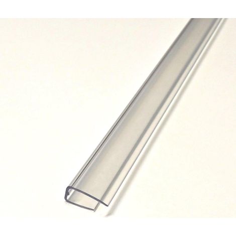 Profilo U policarbonato trasparente per lastre alveolari da 16 mm. Lunghezza 210 cm