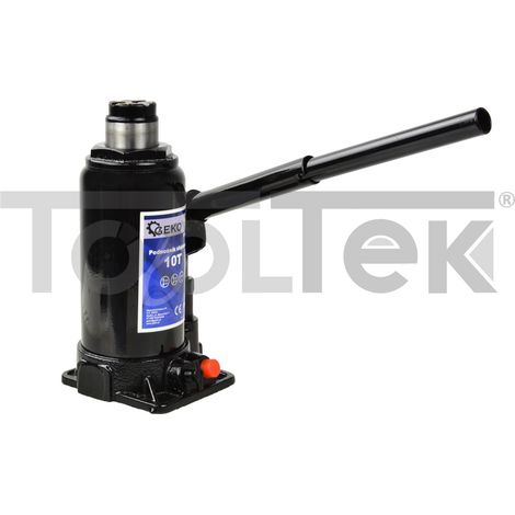 GEKO G01054 CRIC SOLLEVATORE IDRAULICO A BOTTIGLIA 10ton AUTO (1/5)
