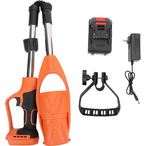 Souffleur de feuilles sans fil, Moteur sans balais 29000 RPM, Poignée pliable, Léger et silencieux, Batterie lithium 18000mAh, Orange (1/5)