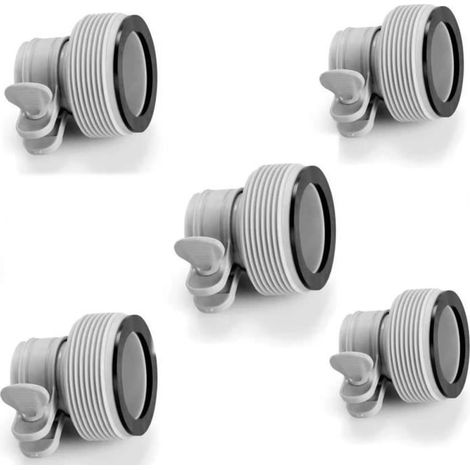 Set von 5 Adaptern Typ B (Anschluss 32 und 38 mm) - INTEX