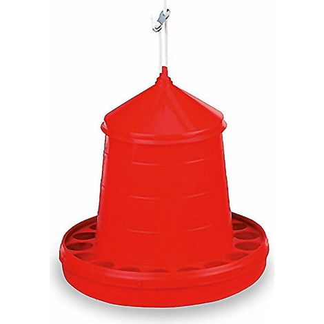 TOLVA PLASTICO AVE 4 KG. ROJO (1/2)