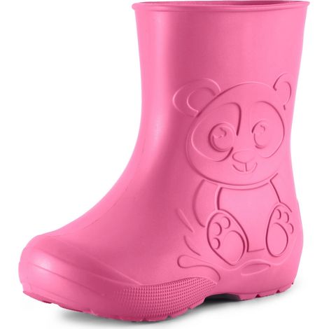 Ladeheid Bottes de Pluie en EVA Unisex Enfant Fille Garçon LA-CA-10 (Rose, 26/27 EU)