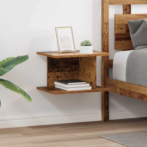 Nachttisch 2 pcs Altholz 40 x 30 x 25 cm Holzwerkstoff