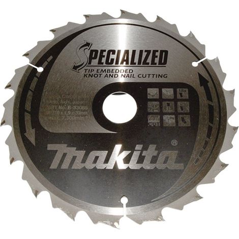 Makita Sägeblatt SPECIALIZED 210x30x18Z (1/2)
