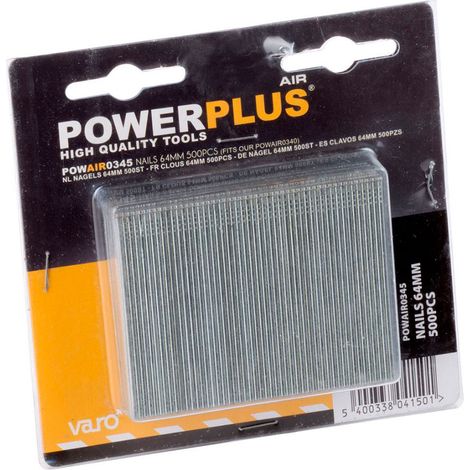 Chiodo Powerplus powair0345 64 mm 500 pezzi antiruggine