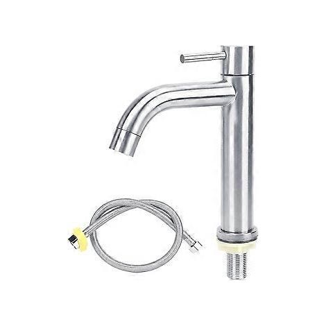 Luxuriöse Badarmatur aus Edelstahl mit Wasserfallstrahl und einfacher Installation für ein stilvolles Badezimmer-Upgrade
