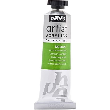 Peinture - Véronèse - Tube 37 ml - Vert de Cadmium Clair - Extra fine - Brillant (1/2)