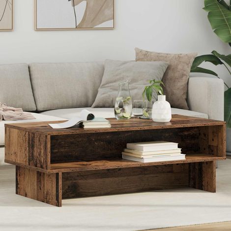 Couchtisch Altholz 100 x 46 x 35 cm Holzwerkstoff