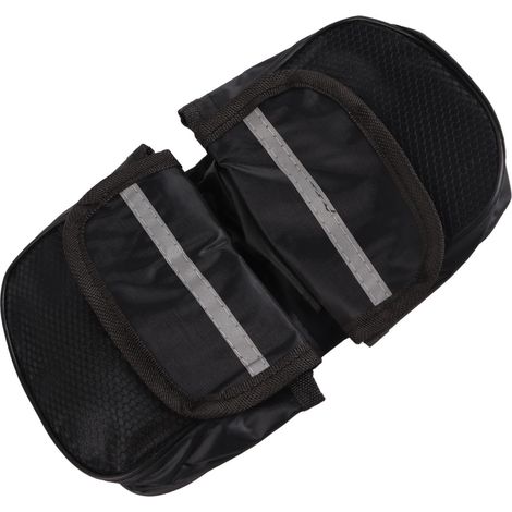 Sacoche double côté pour guidon, selle et tube cadre vélo, noir, poche latérale étanche pour cyclisme (1/5)