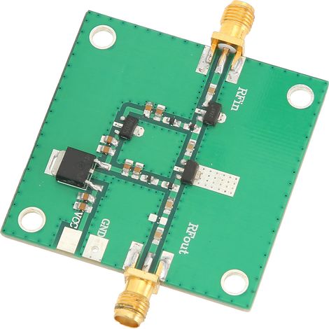 Amplificateur de puissance RF 20-1500MHz, module micro-ondes amplificateur haute fréquence, large bande 1,5GHz, faible bruit, gain élevé, pour émetteur radio. (1/5)