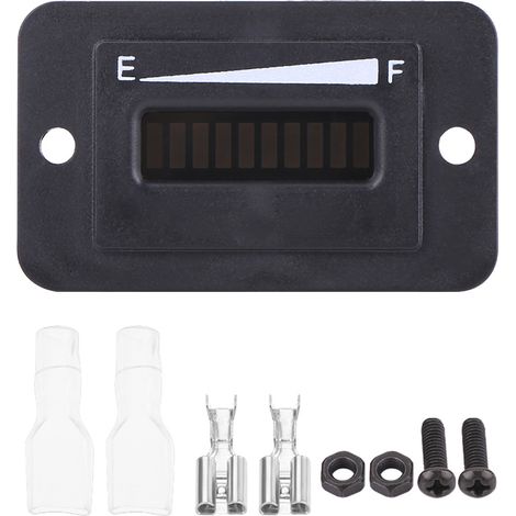 36V LED Numérique Indicateur de Batterie Jauge Compteur pour Chariot de Golf (1/5)