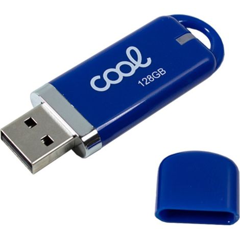 Pen Drive x USB 128 GB 2.0 COOL Cover Azul