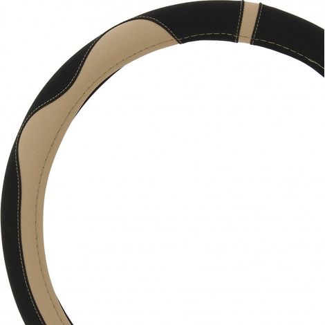 Couvre Volant Riviera Noir-Beige (1/3)